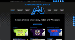 Desktop Screenshot of adrenalineapparel.net